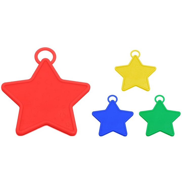 Set 4 Greutati Stelute Pentru Baloanele Cu Heliu | HappyFloat 1 - vivimall.ro