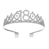Set 2 Piese Coronita Silver Si Panglica 18Fabulous | Fabulous18