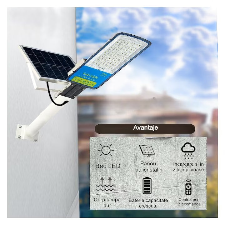 Lampa Solara Senzor De Lumina 120 Led-Uri | VoltSun 1