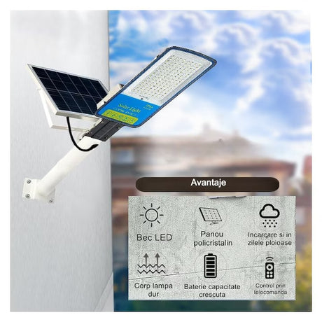 Lampa Solara Senzor De Lumina 240 Led-Uri | VoltSun 2