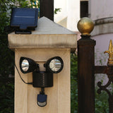 Lampa Solara Felinar Dublu Alb Rece | Glowterra