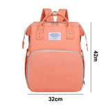 Rucsac Cu Patut Pliabil Roz Pudra | MamiNest 1