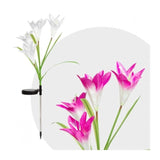 Lumina Solara LED Crin cu 4 Flori | LilyGlow