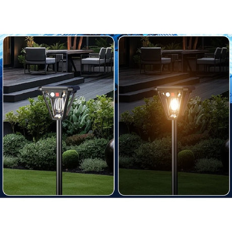 Lampa Solara Felinar 3 Moduri Lumina Calda | VivaLuce