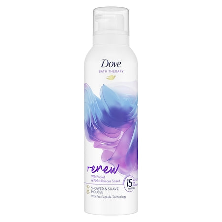 Spumă de duș și ras Dove Renew, 200 ml - vivimall.ro
