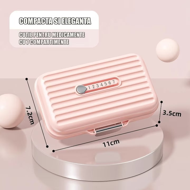 Cutie Medicamente 7 Compartimente | SevenCare