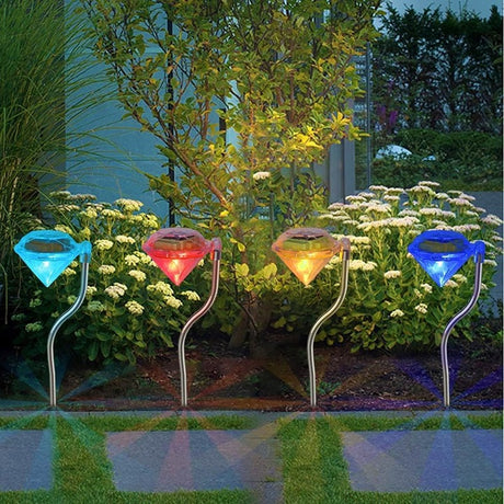 Lampa Solara Led Tip Diamant Multicolor | DiamondGlow