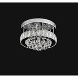 Lustra Led Cu Cristal Abel, Diametru 47Cm, Lumina Rece/Calda/Neutra - vivimall.ro