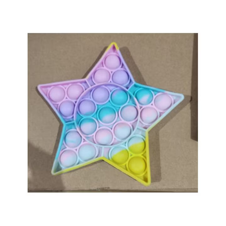 Pop It Steluta Din Silicon Multicolor | StarPop