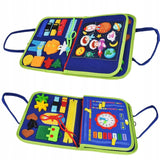 Carte Educativa Montessori Alfabet Albastru | CleverKidz 1