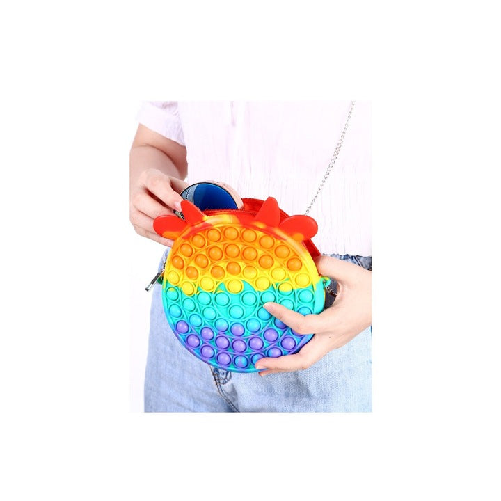 Geanta Pop It Ren Curcubeu | BubbleBag 4