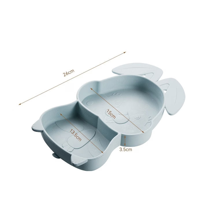 Set Diversificare Bebelusi Din Silicon Iepure | PufiMeal