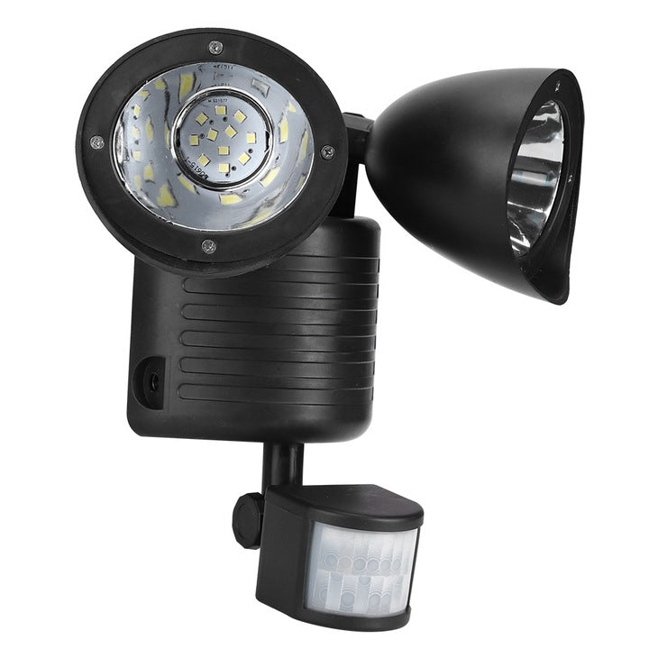 Lampa Solara Felinar Dublu Alb Rece | Glowterra