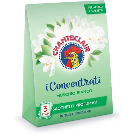 Chanteclair saculeți parfumați Muschio Bianco, 3 buc. - vivimall.ro