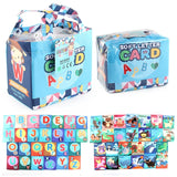 Set carduri litere textile educative | EduFabric - vivimall.ro