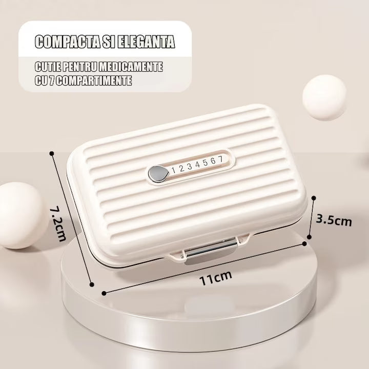 Cutie Medicamente 7 Compartimente | SevenCare