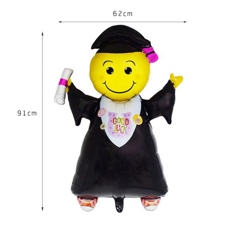 Balon Din Folie Metalizata Figurina Absolvent | PrestigeParty
