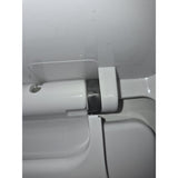 Capac toaletă Flippy 2 în 1 montat pe vas WC standard, potrivit adulți și copii, culoare albă