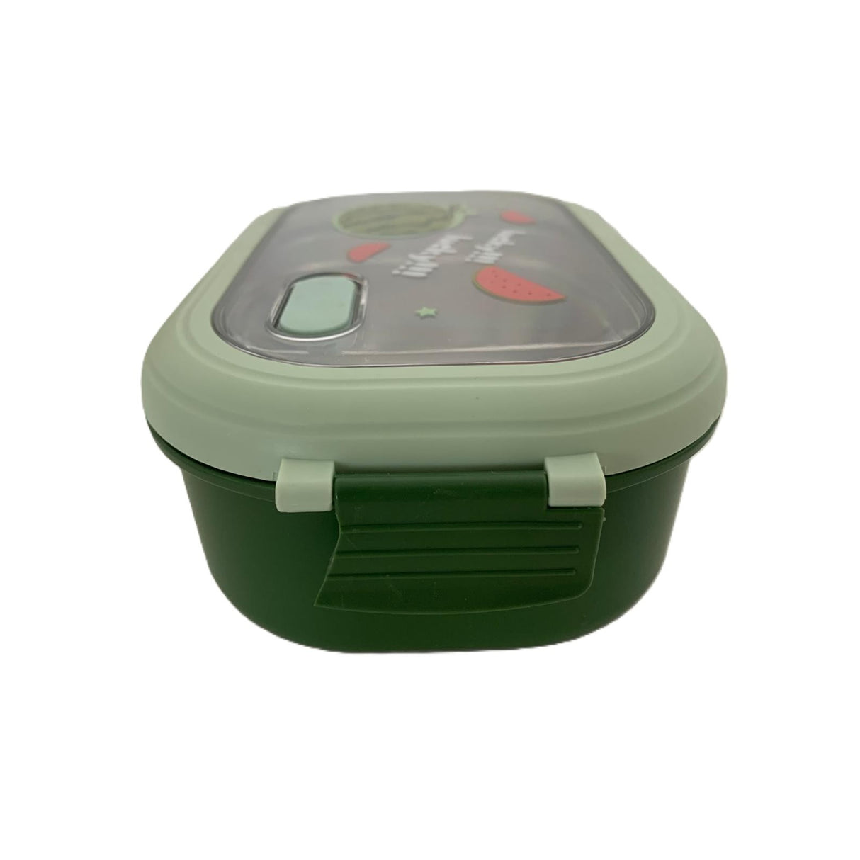 RESIGILAT - Caserola Container pentru Pranz, Flippy, Caserola LUNCH BOX pentru Studenti, din Plastic PP, pentru Scoala, Compartiment Metalic in Interior, 22.5 x 14.5 x 8 cm, Verde - vivimall.ro