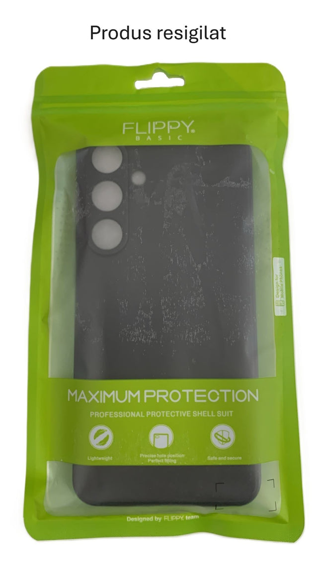 RESIGILAT - Husa de Protectie Matte TPU, Flippy, pentru Samsung Galaxy S24 FE, Protectie Camera, Antisoc, Antizgariere, Antialunecare, Acoperire - vivimall.ro