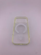 Husă transparentă Flippy iPhone 17 Pro Max cu suport MagSafe, vedere spate cu decupaj camera