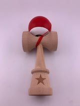 Kendama profesională resigilată Flippy King Size V3, detaliu crăpătură cupa mare, stare produs