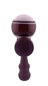 RESIGILAT - Kendama X Originala, Profesionala, Flippy, Super Sticky Legendary, Rulment Metalic cu Ata 55 cm, Alb/Maro - vivimall.ro