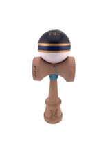 RESIGILAT - Kendama X Originala ROYAL SPIKE, Profesionala, Flippy, Cupe Mari KING SIZE V3, Super Sticky, Gaura in Baza, Rulment Metalic, din lemn 18 cm, Ata 62/65 cm, Inel Albastru inchis - vivimall.ro