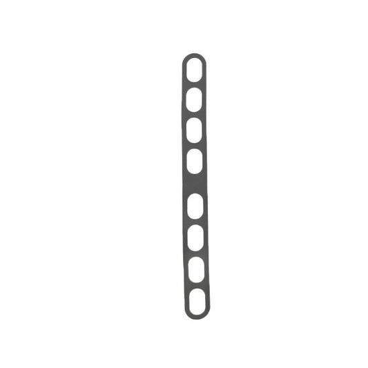 Bandă fixare capace Flippy din silicon reutilizabil negru, 54 x 5 cm, vedere frontală produs