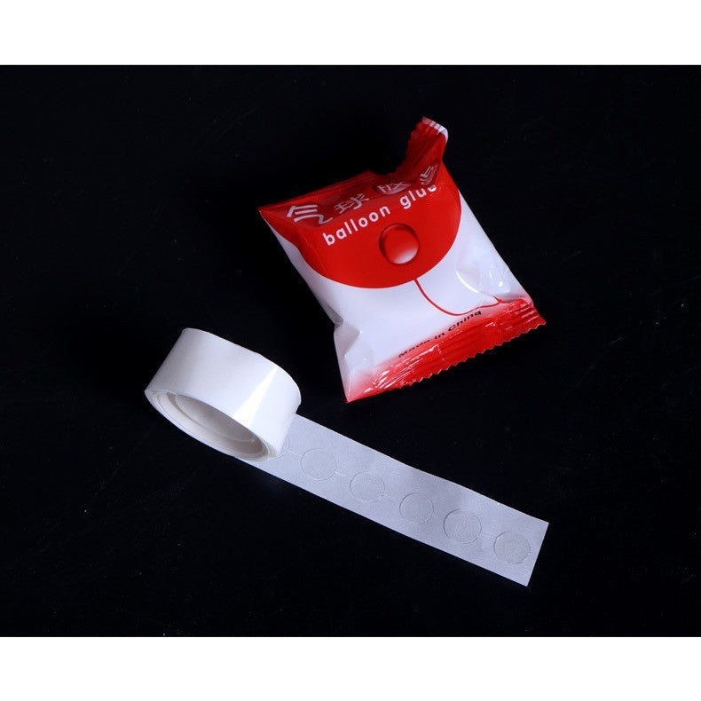 Rola Dubla-Adeziva, Flippy, pentru Lipit Baloane, 100 de Buline cu Diametru 1.2 cm, Transparent