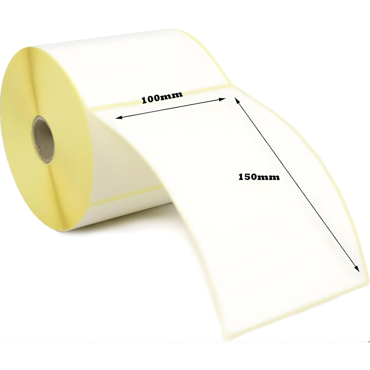 Rola Etichete Autoadezive Termice 100x150mm, 500 Etichete/Rola, AWB, Etichetare Rapida si Precisa - vivimall.ro