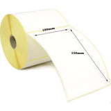 Rola Etichete Autoadezive Termice 100x150mm, 500 Etichete/Rola, AWB, Etichetare Rapida si Precisa - vivimall.ro