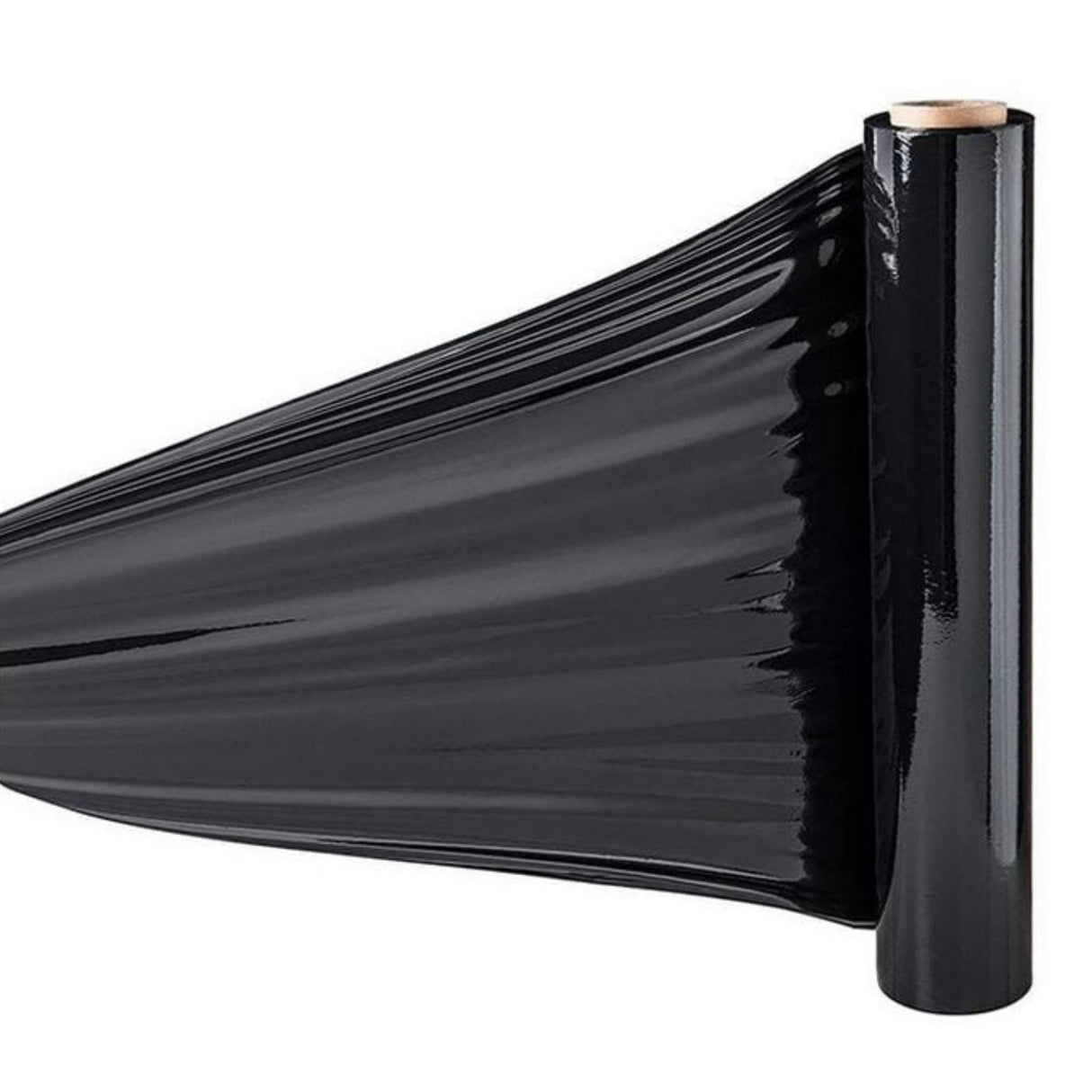 Folie Stretch Neagră pentru Ambalare Manuală, 500 m, 1,5 kg, Grosime