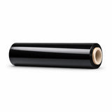 Rolă folie stretch neagră 500 mm lățime, 500 m lungime, 1,5 kg, vedere frontală