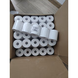 Role de hartie TERMICA, Flippy, Set 5 bucati, Role de hartie pentru Casa de Marcat, POS, latime 80 mm, Lungime 48 metri, Diametru interior 25 mm, Diametru exterior 76 mm