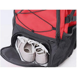 Rucsac De Baschet Multifunctional, Pentru Calatorie, Sport, Scoala, Cu Compartiment Pentru Pantofi Si Minge, 32 Litri, -Negru