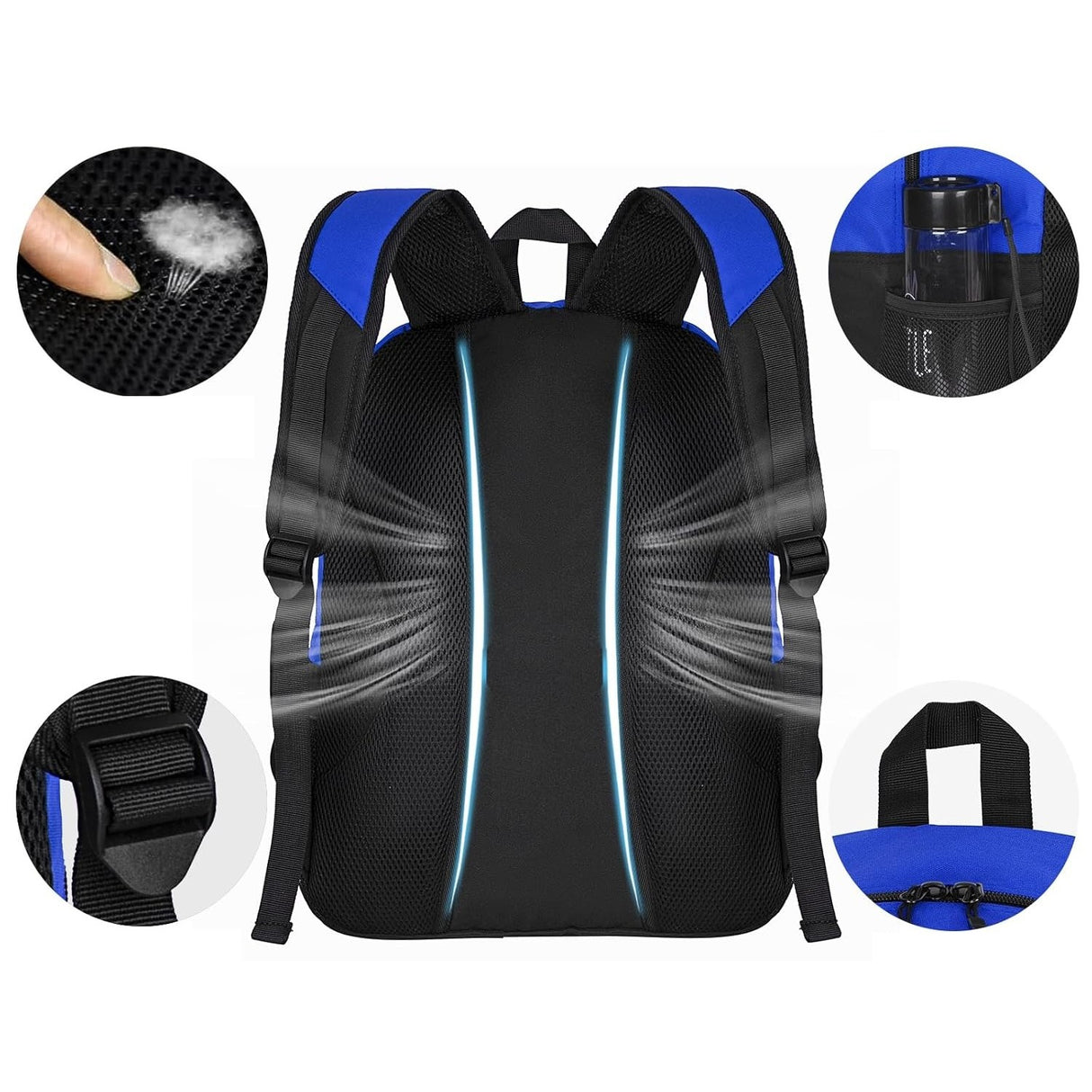 Rucsac De Baschet Multifunctional, Pentru Calatorie, Sport, Scoala, Cu Compartiment Pentru Pantofi Si Minge, 32 Litri, -Negru
