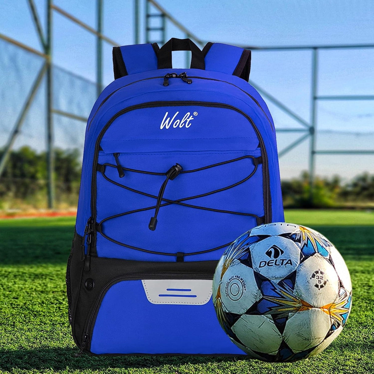 Rucsac De Baschet Multifunctional, Pentru Calatorie, Sport, Scoala, Cu Compartiment Pentru Pantofi Si Minge, 32 Litri, -Negru