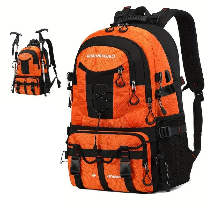 Rucsac Multifunctional De Alpinism, Capacitate 36-55 L, De Calatorie, Impermeabil, Slot Usb Incarcare Telefon, Bretele Reglabile, 52 X 34 X 19 Cm - vivimall.ro