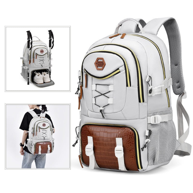 Rucsac Multifuncțional, Pentru Călătorie, Pentru Alpinism, Voiaj, Drumeții, Din Pânză Oxford, 34x16x52 cm - vivimall.ro