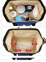 Rucsac Pentru Mamici Alb Rosu | MommyBag 1
