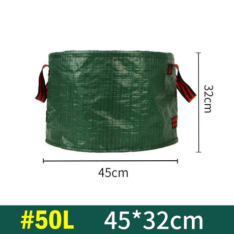 Sac de Colectare a Frunzelor, Vivimall, Cos Sac pentru Gradina, Sac de Depozitare a Frunzelor, 45 x 32 cm, 50 l, Verde - vivimall.ro