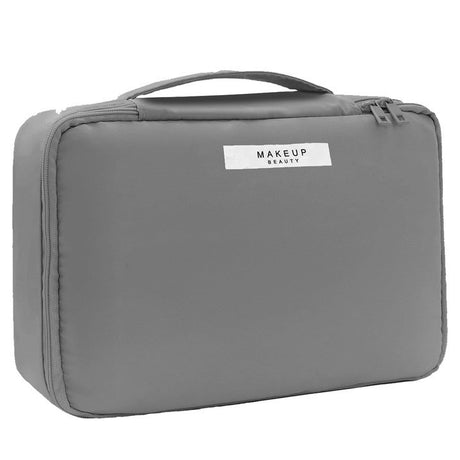 Geanta De Calatorie, Pentru Cosmetice Si Articole De Toaleta, Material Impermeabil, 2 In 1, Portfard Interior Detasabil
