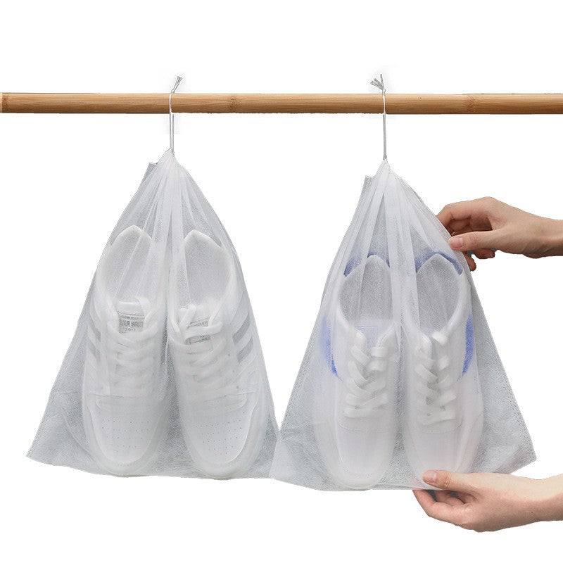 Set 50 De Saci De Depozitare Incaltaminte, De Protectie, Pentru Voiaj, Netesut, Rezistenti La Praf, Protectie Solara, Anti-Ingalbenire, 38X24 Cm, Marime Mica, Transparent - vivimall.ro