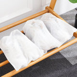 Set 50 de Saci de Depozitare Incaltaminte, Flippy, de Protectie, pentru Voiaj, Netesut, Rezistenti la Praf, Protectie Solara, Anti-Ingalbenire, 38x32 cm, Marime Medie, Transparent