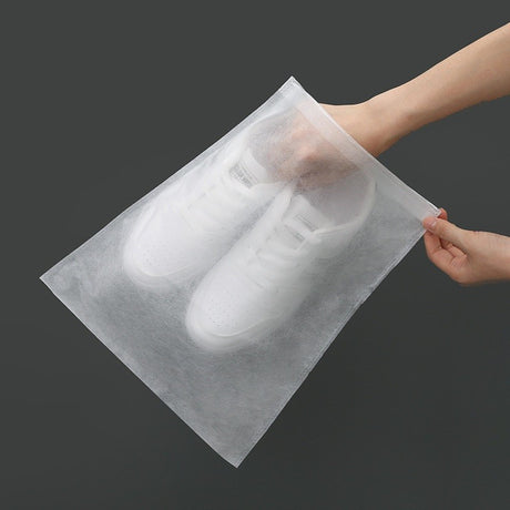 Set 50 De Saci De Depozitare Incaltaminte, De Protectie, Pentru Voiaj, Netesut, Rezistenti La Praf, Protectie Solara, Anti-Ingalbenire, 38X32 Cm, Marime Medie, Transparent - vivimall.ro