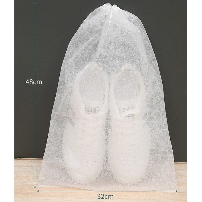 Set 50 de Saci de Depozitare Incaltaminte, Flippy, de Protectie, pentru Voiaj, Netesut, Rezistenti la Praf, Protectie Solara, Anti-Ingalbenire, 48x32 cm, Marime Mare, Transparent