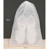 Set 50 de Saci de Depozitare Incaltaminte, Flippy, de Protectie, pentru Voiaj, Netesut, Rezistenti la Praf, Protectie Solara, Anti-Ingalbenire, 48x32 cm, Marime Mare, Transparent