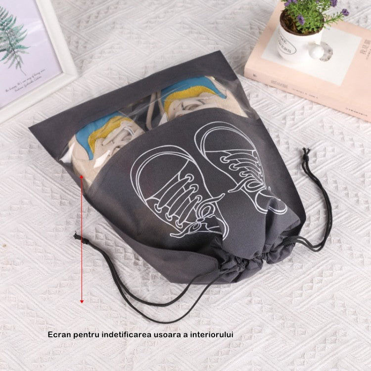 Sac Depozitare Încălțăminte, Pentru Voiaj Sau Depozitare, Rezistent La Praf, Compatibil Cu Mașina De Spălat, 27 x 36 cm - vivimall.ro