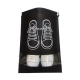 Sac Depozitare Incaltaminte, Pentru Voiaj Sau Depozitare, Rezistent La Praf, Compatibil Cu Masina De Spalat, 27 X 36 Cm, Negru - vivimall.ro